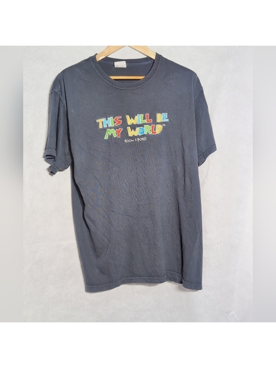 Other - Rare Room X Bored "This Will Be My World"  Sz L Black Tee